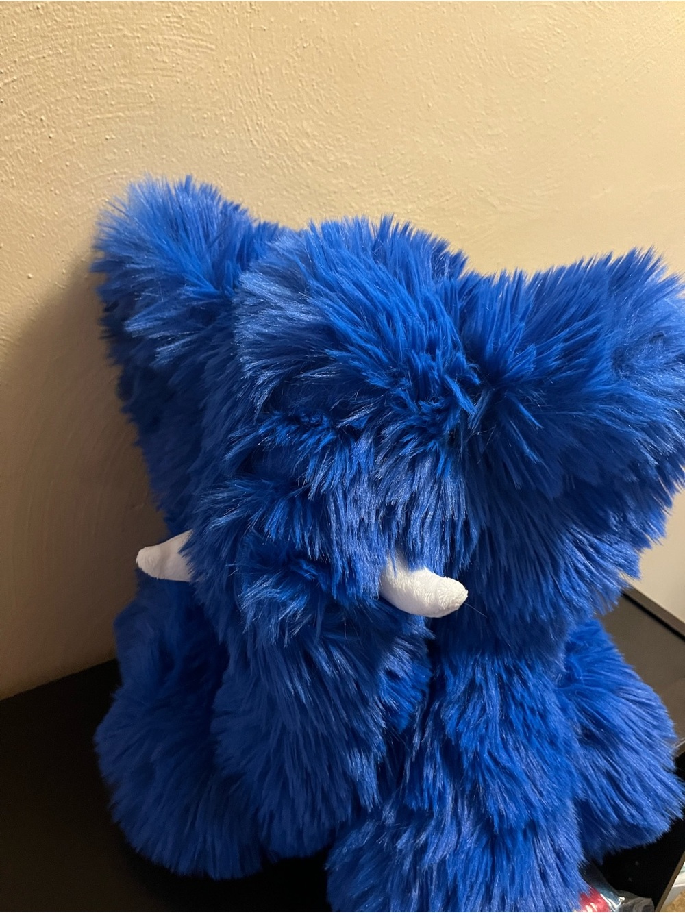 Minky Plush Fuzzy Blue baby elephant stuffie stuffed animal